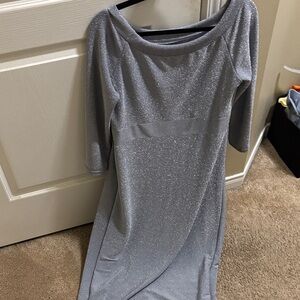 Elegant Gray Women's Dress